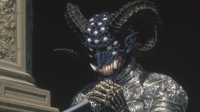 Demon, many eyes