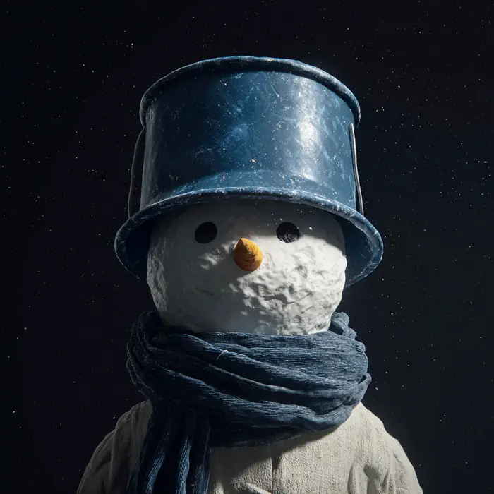 Snowman, bucket hat