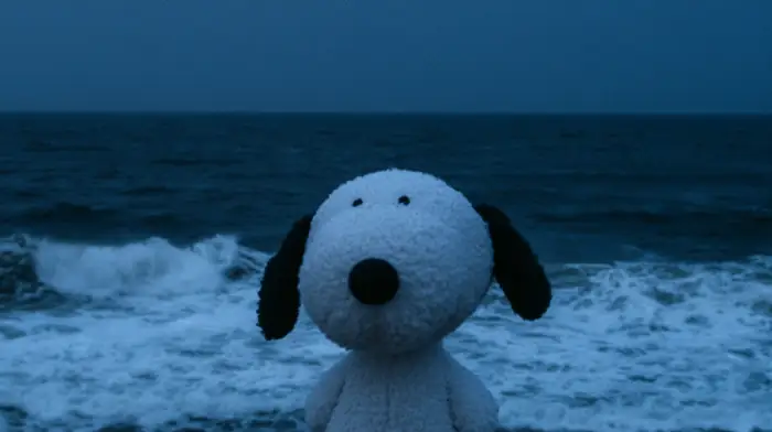 Snoopy at sea