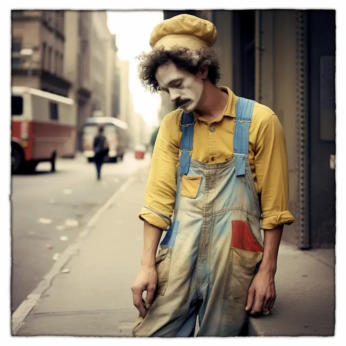 Clown on the corner