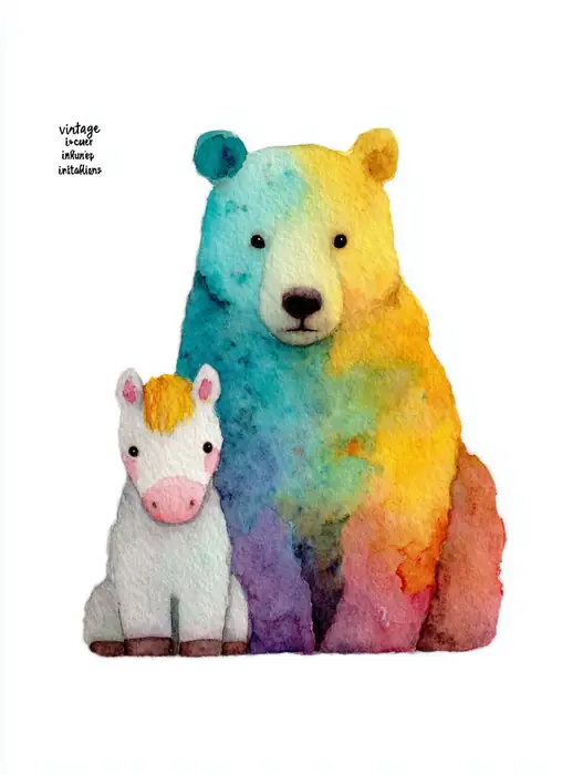 Bear and foal